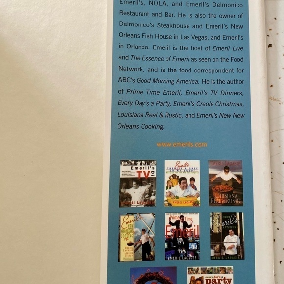 𝅺emeril’s Comfort Food Cookbook Hardback - Picture 2 of 5